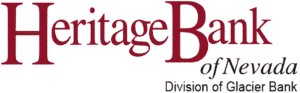 Heritage Bank Nevada, Division of Glacier Bank Logo