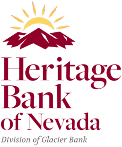 Heritage Bank of Nevada, Division of Glacier Bank Logo
